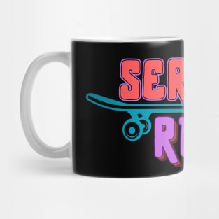 SERIOUS RIZZ | Fun Slang Gift | Rizz God | Colorful Skateboarding Mug